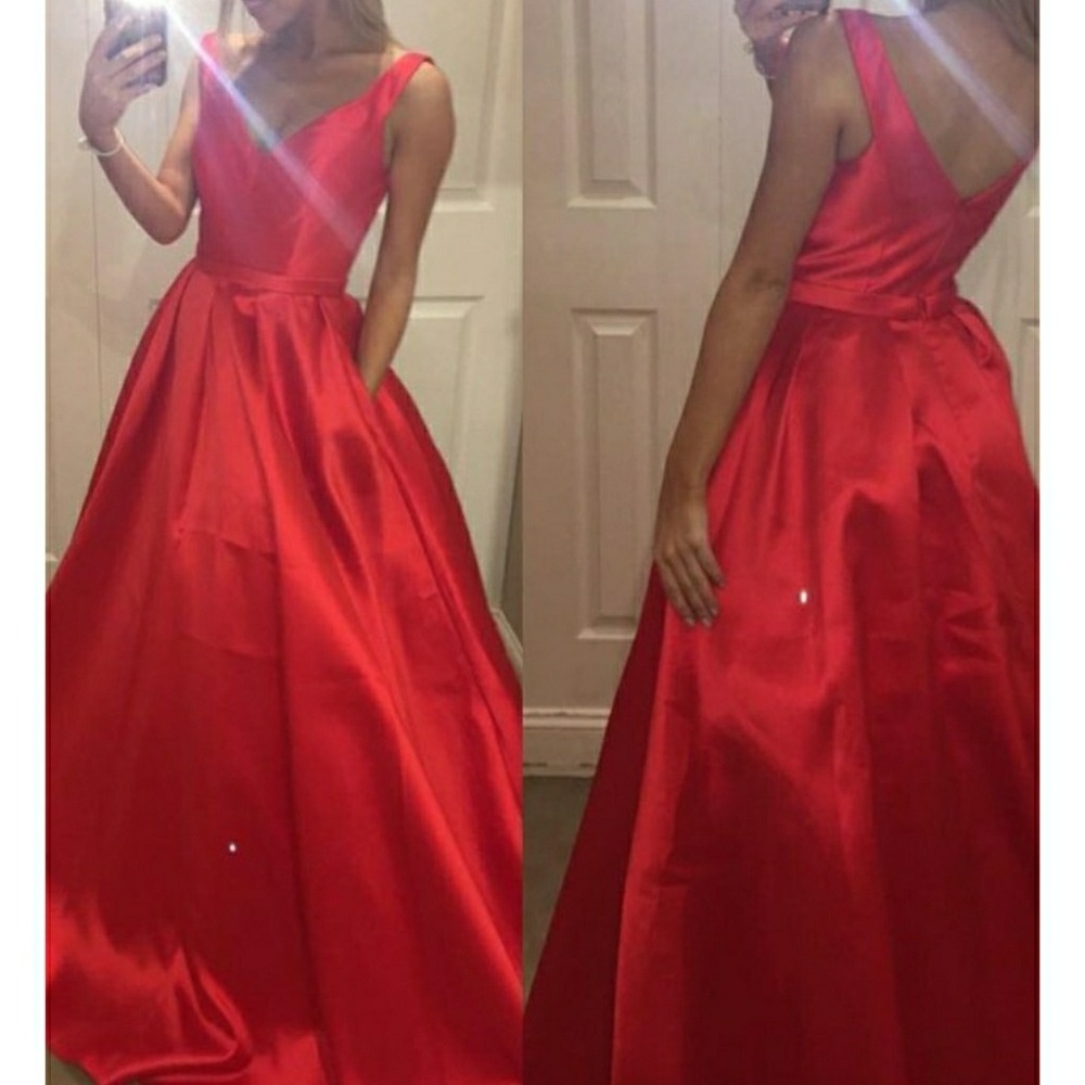 Red prom dress